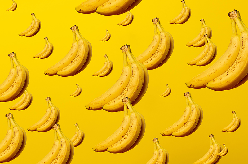 Banaan en galstenen
